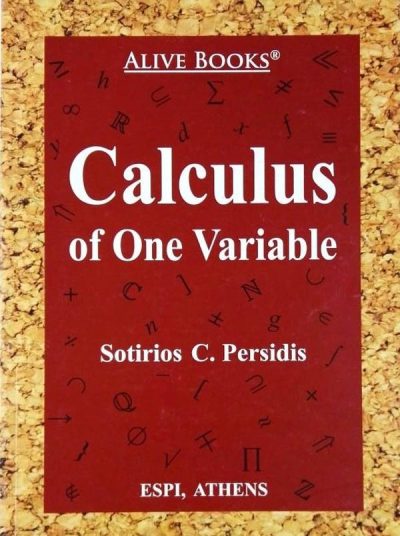 CALCULUS OF ONE VARIABLE