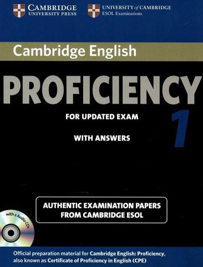 CAMBRIDGE ENGLISH PROFICIENCY 1 FOR UPDATED EXAM STUDENT'S BOOK W/ ANSWERS & AUDIO CD (UPD. 2015)